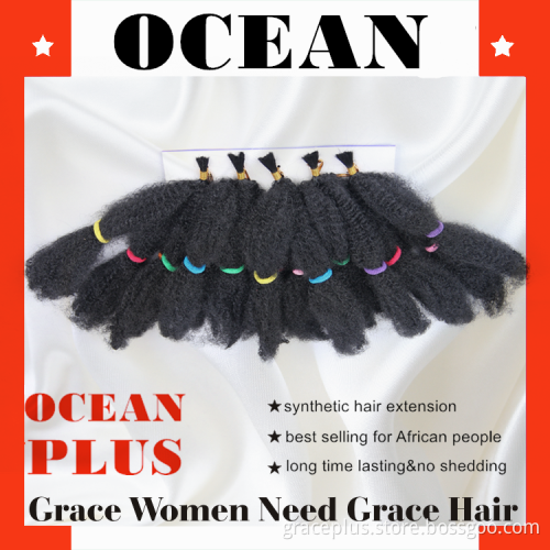 2015 fashion Noble Gold Wholesale Synthetic kinky twist Bulk Hair